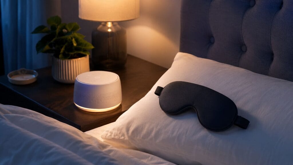 The 5 best sleep gadgets for a productive nightly mind reset featuring smart lighting and biometric ring.