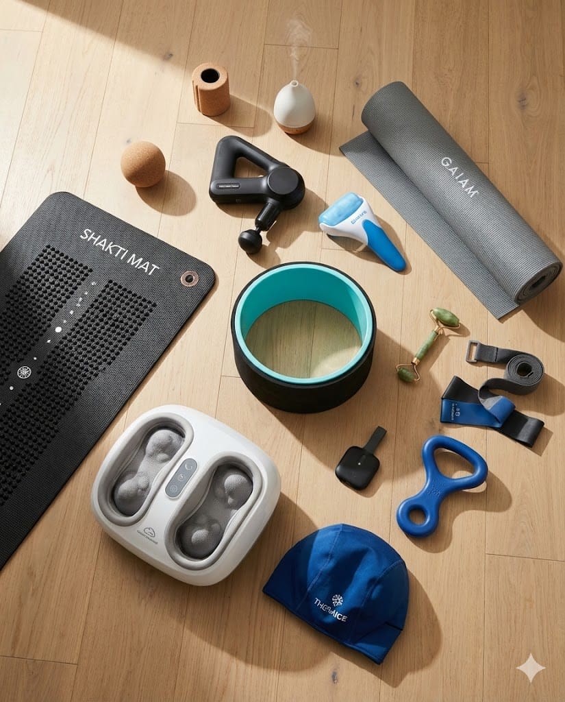 Comprehensive collection of 15 somatic therapy tools for physical recovery and mind reset.