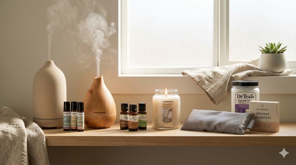 aromatherapy & olfactory anchors for mental reset