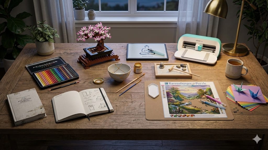 A collection of 15 creative & cognitive engagement tools for focus, neuroplasticity, and mental resets.