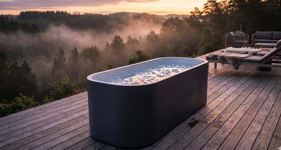 Premium Monk Origin Gen2 ice bath for mental health and cold plunging.