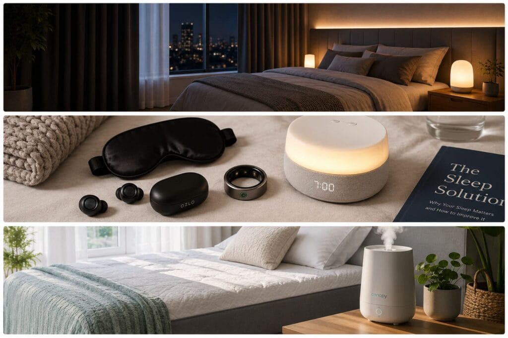 Sleep Sanctuary Gadgets: What to Buy, What to Skip, and What Actually Helps Your Bedroom 3 sleep gadgets 1