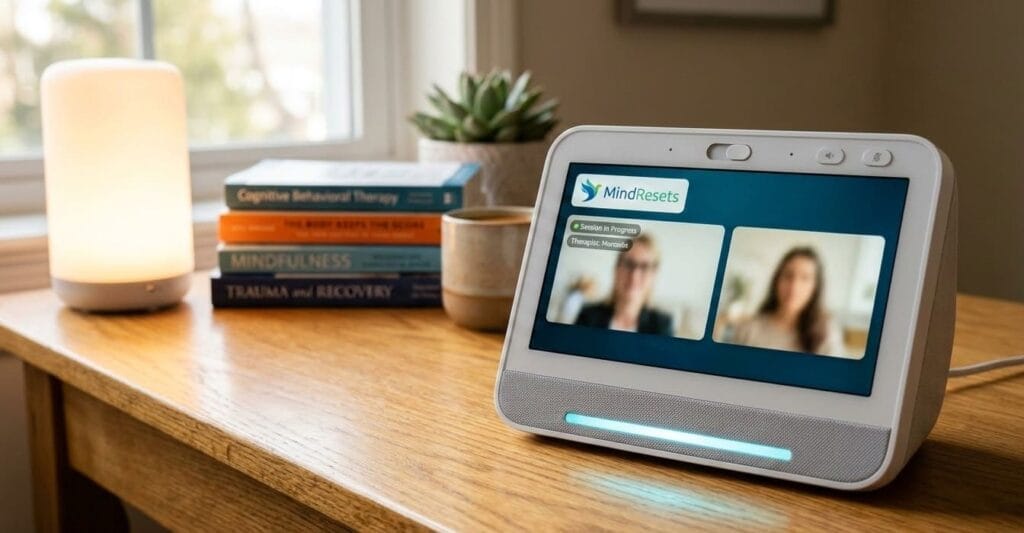 Mental comfort at home - a minimalist room of silence for neurological recovery.