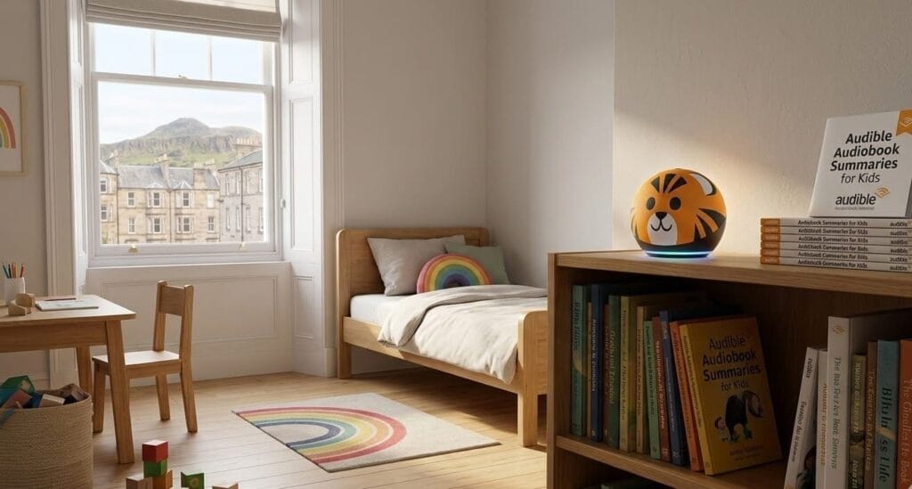 An island of tranquility in the children's room: Echo Dot Kids for healthy digital hygiene through audio. Mental comfort for the home