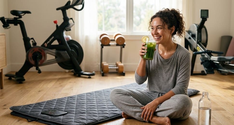 The Quiet Sanctuary: HigherDOSE Infrared Sauna Blanket Review for Burnout Recovery 6 infrared mat 7