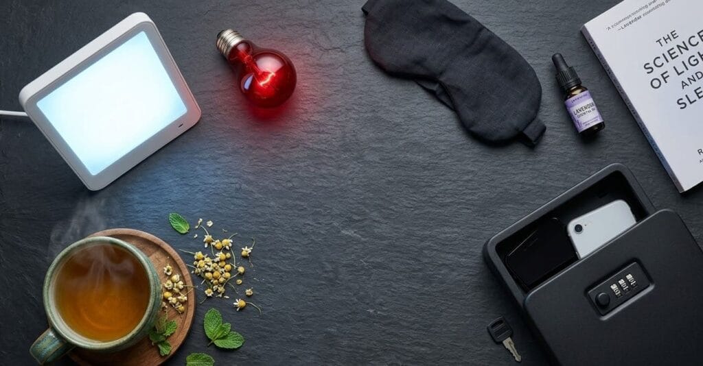 Circus shadows: the effect of blue and red light on human biorhythms