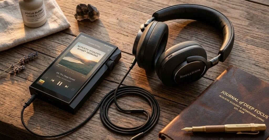 Combatting the illusion of relaxation with analog sound and mindful listening.