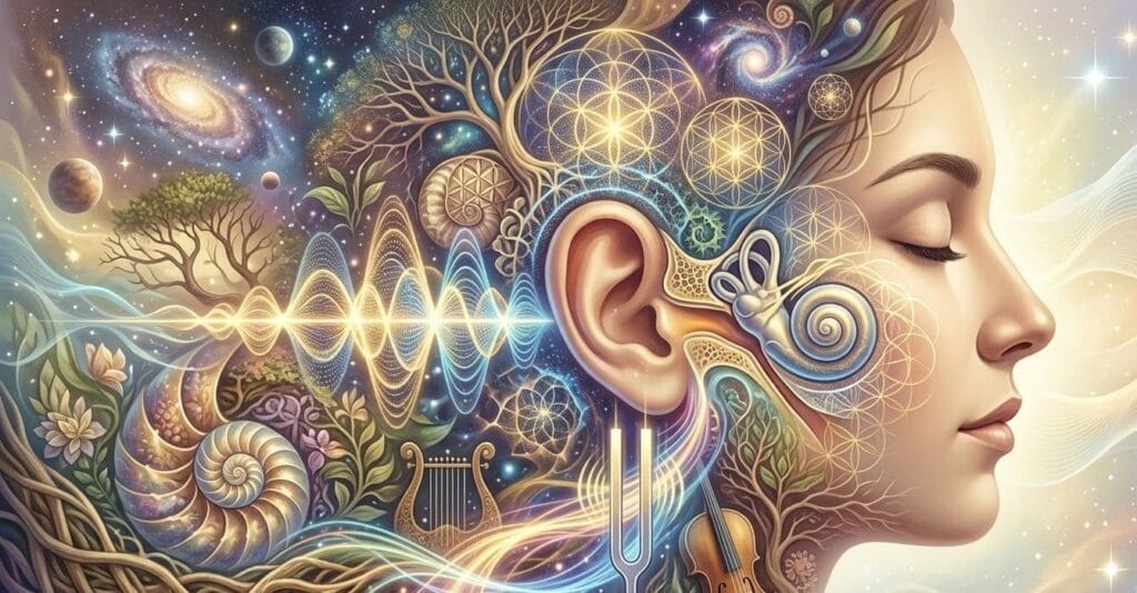 Person suffering from auditory fatigue due to the illusion of relaxation and digital music.