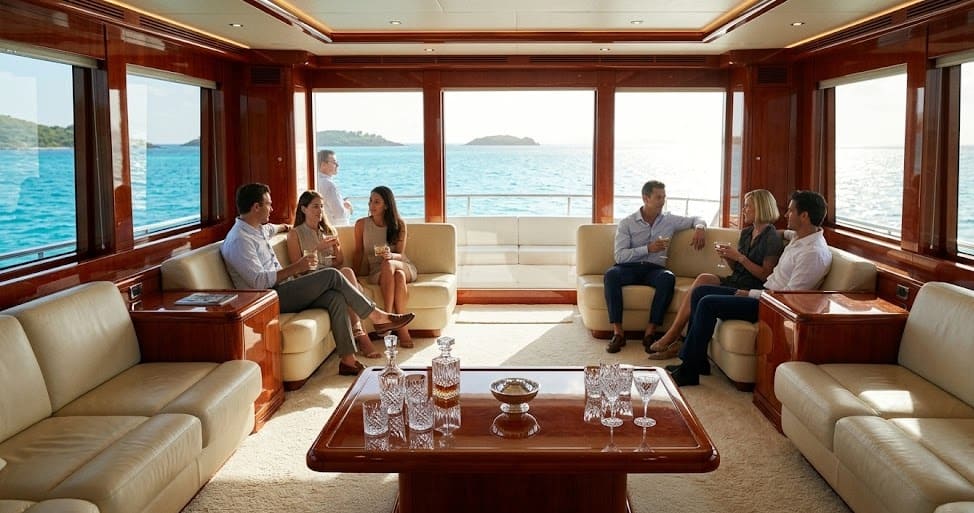 Luxury Motor Yacht Charter in Nassau, Bahamas: The Premium Boat Rental for a Sunseeker Manhattan Experience on Paradise Island 4 luxury motor yacht