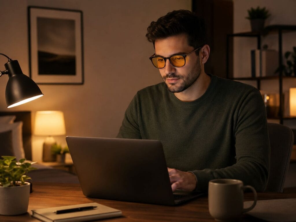 blue light blocking glasses