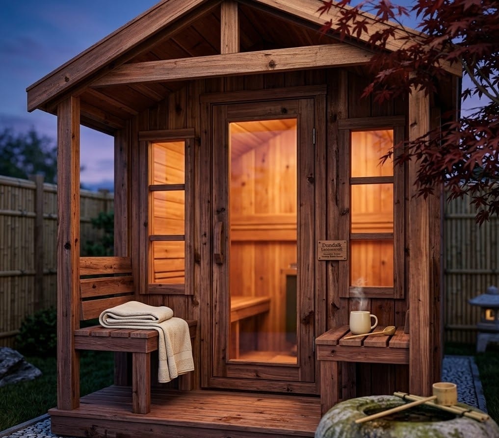 Saunas 19 Seneca 2 Person Barrel Sauna