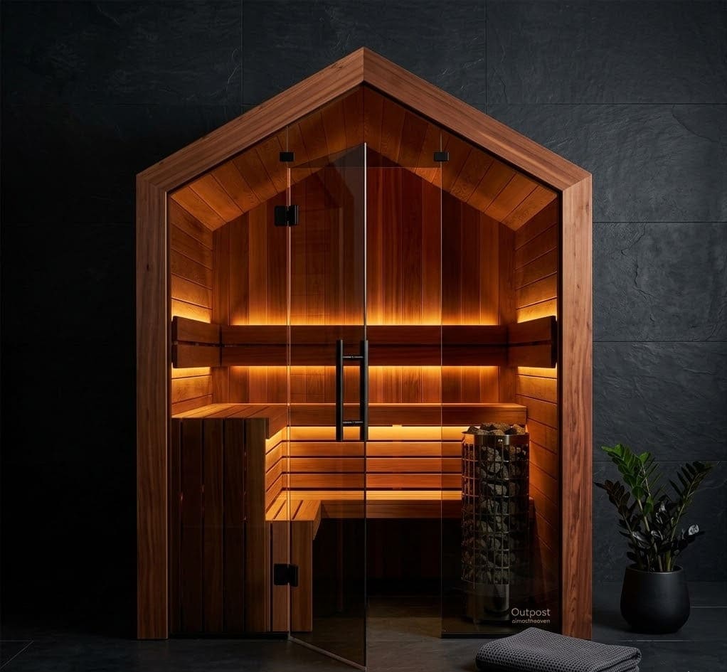 Saunas 14 The Rusticus 2 Person Indoor Sauna