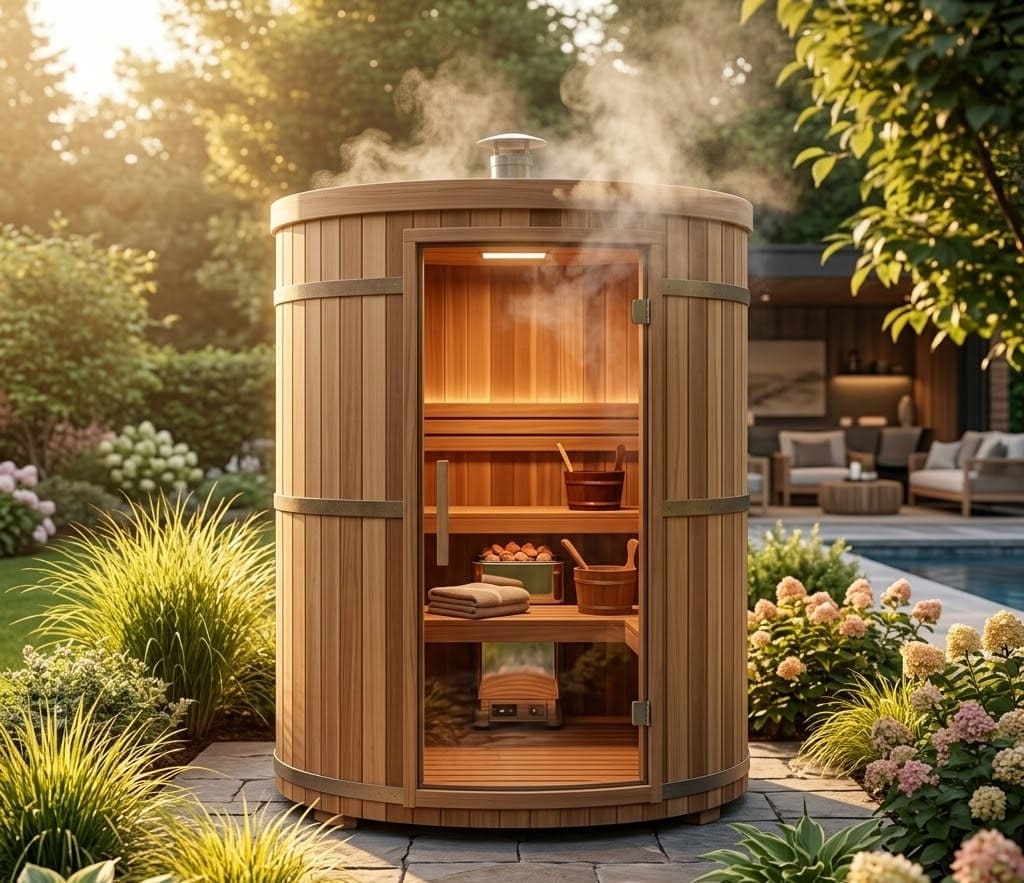 Saunas 16 The Zeno 2 Person Barrel Sauna Renu Therapy