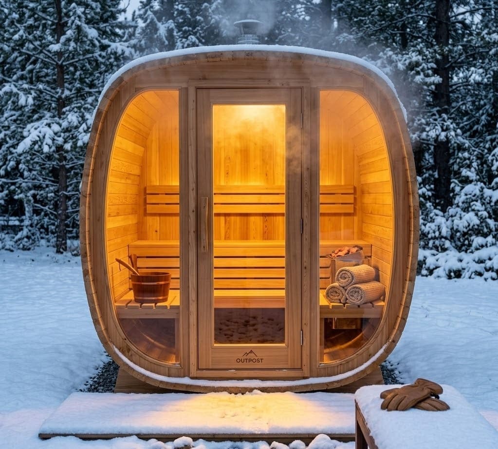 Saunas 11 The Zeno 6 Person Barrel Sauna