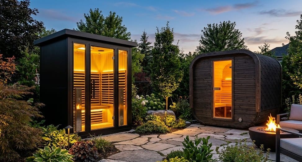 Огляд вуличних саун Polar Recovery: Eclipse проти Sauna Cube 2 polar sauna big f