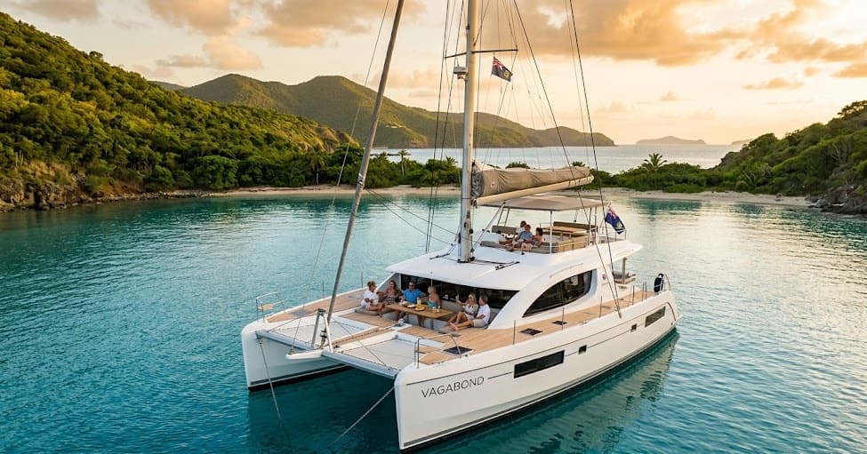 Leopard 58 • catamaran • 58 ft • 13 pers • Charter in Road Town: A British Virgin Islands Sanctuary for Executive Reset 12 samboat leopard58 f