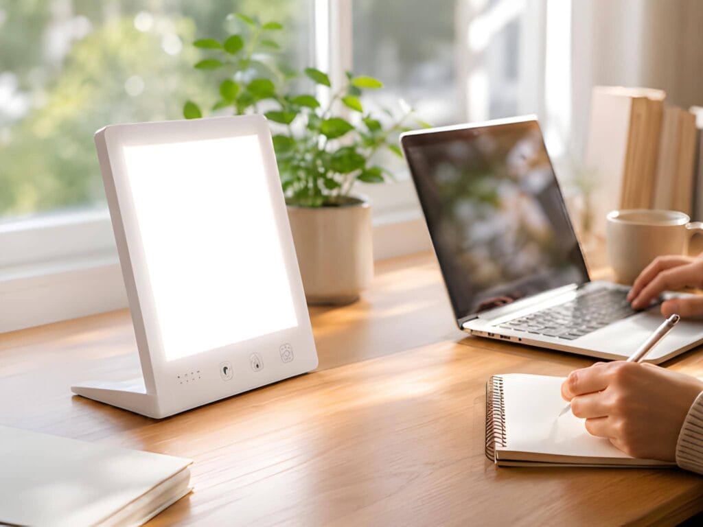 DABLEIBEN Light Therapy Lamp Review: 10000 Lux Bright Light With Red Light Therapy 2 DABLEIBEN Light Therapy Lamp Review