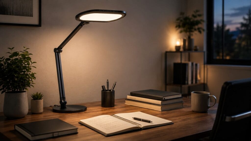 Best Desk Lamp for Eye Strain? LitONES LED Desk Lamp for Home Office, Study, Zoom, and Computer Work 6 LitONES LED Desk Lamp 2