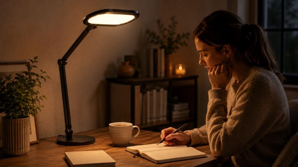 Best Desk Lamp for Eye Strain? LitONES LED Desk Lamp for Home Office, Study, Zoom, and Computer Work 10 desk lamp for eye strain