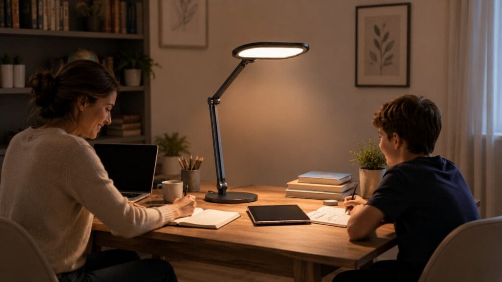 Best Desk Lamp for Eye Strain? LitONES LED Desk Lamp for Home Office, Study, Zoom, and Computer Work 5 LitONES LED Desk Lamp 7