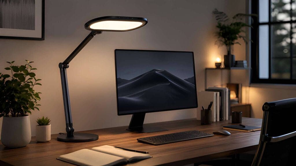 Best Desk Lamp for Eye Strain? LitONES LED Desk Lamp for Home Office, Study, Zoom, and Computer Work 2 LitONES LED Desk Lamp f