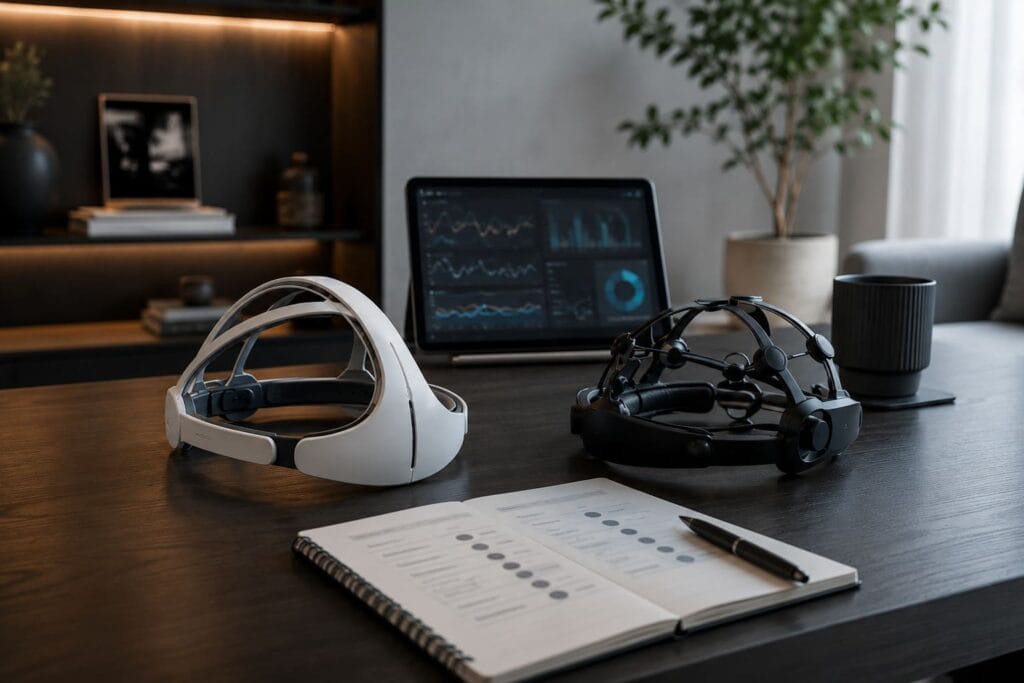 Sens.ai vs Neurosity Crown Review: Best Premium Neurofeedback Device for Home Brain Training? 6 Comparison of two premium home neurofeedback devices for different user needs.
Sens.ai vs Neurosity Crown