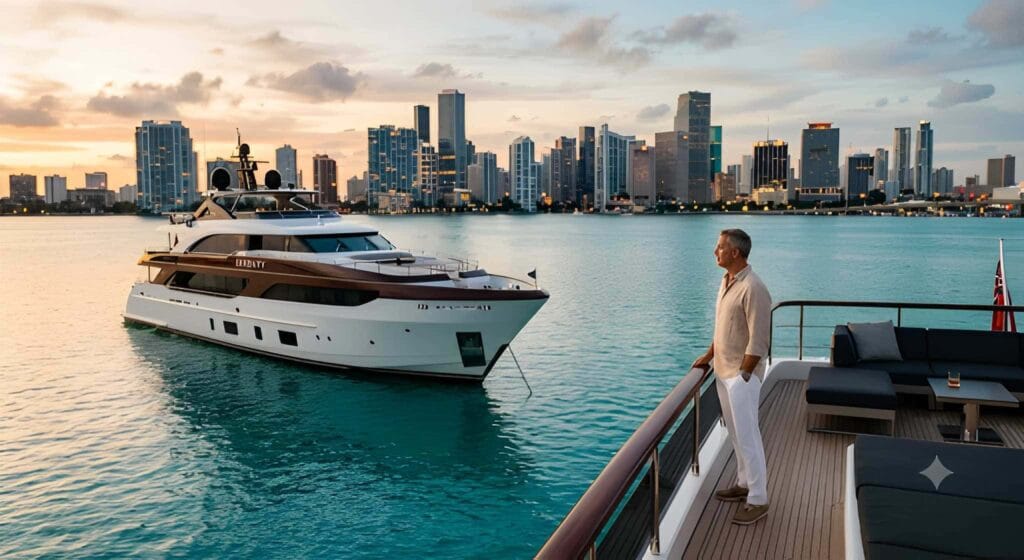 Rent a Luxury Yacht in Miami: The Executive Blueprint for a Private Yacht Charter on south beach 2 miami next f