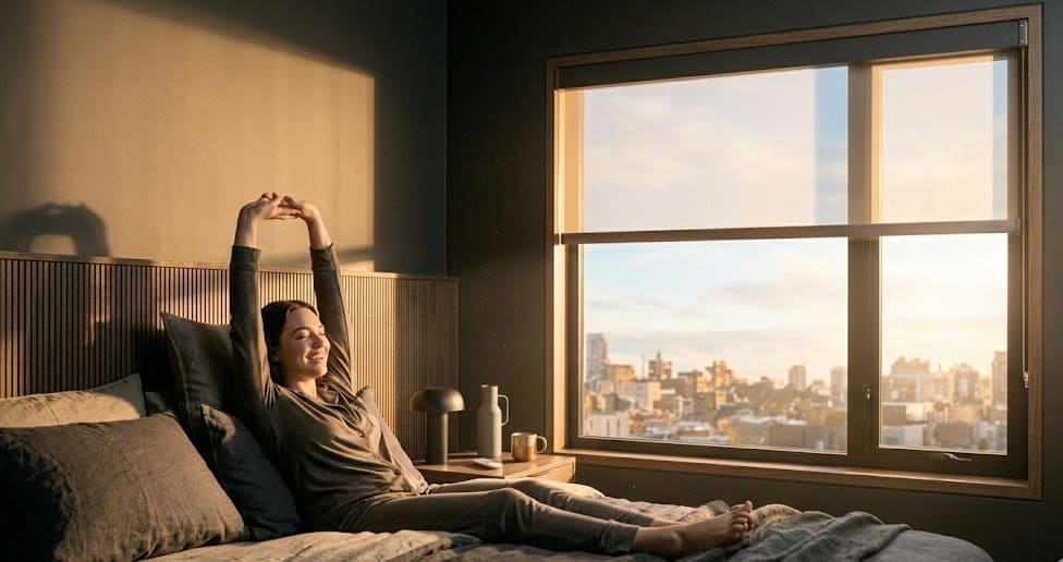 The Best Smart Motorized Blackout Roller Shades for Sleep: Why a Motorized Blackout Shade is the Ultimate Window Covering 7 motorized smart roler 6