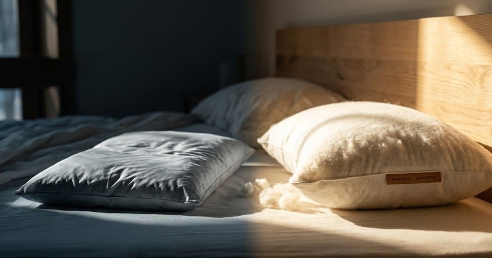 Sleep and Beyond myWoolly® Pillow Review: The Best Adjustable Natural side Wool Pillow 3 adjustable wool pillow