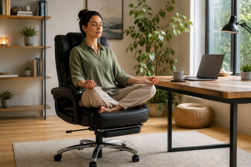 Best Cross Legged Office Chair for Criss Cross Sitting and Mindful Desk Work 5 SUNNOW Best Ergonomic Office 3